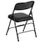 Flash Furniture Folding Chair, Black Vinyl, 30" H HA-MC309AV-BK-GG - alternate 9